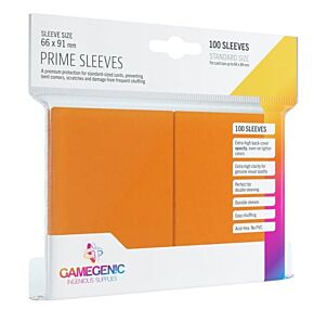 orange sleeves Gamegenic
