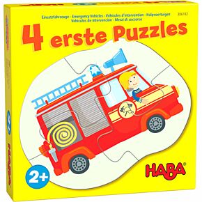 4 Little Hand Puzzles - Emergency Vehicles (brand: haba)