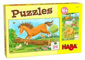 Puzzles Horses  - brand HABA (24 pieces)