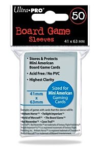 Mini American Board Game Sleeves (41x63mm)